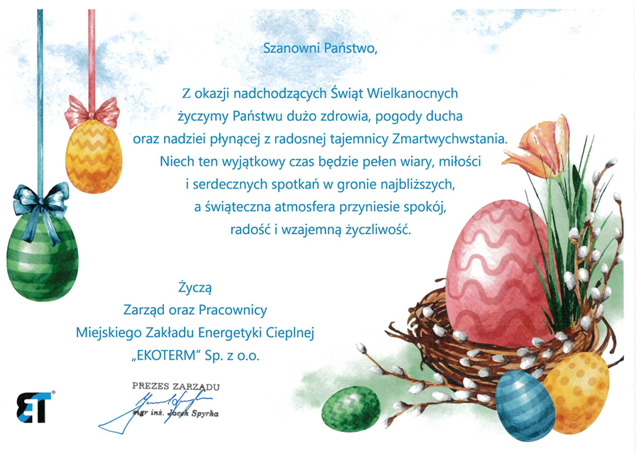 Życzenia Wielkanocne