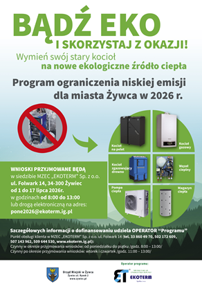 Plakat informacyjny PONE 2026